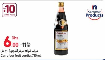 Carrefour Carrefour fruit cordial 710ml offer