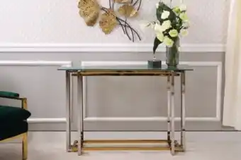 PAN Emirates Pan pipes console table - gold & silver offer