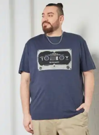 Noon Plus size graphic t-shirt blue offer