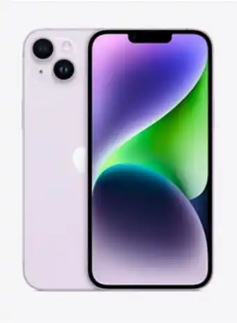 Noon Iphone 14 physical dual sim 128gb purple 5g with facetime offer