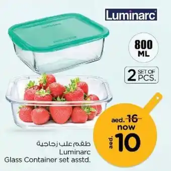 Nesto Luminarc Glass Container set asstd. offer