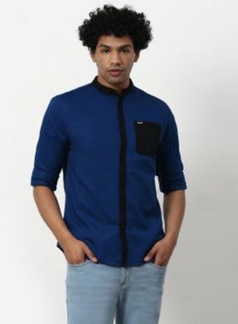 Noon Regular fit shirt blue offer