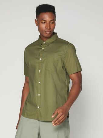 GAP Stretch poplin shirt in slim fit offer