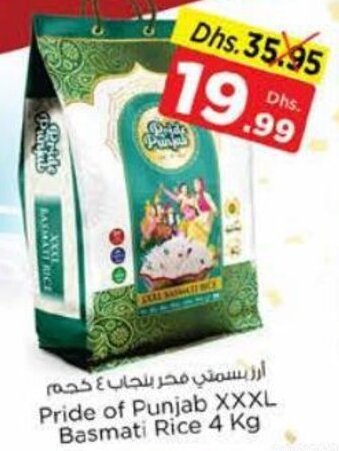 Nesto Pride of Punjab XXXL Basmati Rice 4 kg offer
