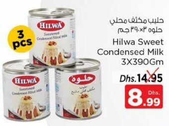 Nesto Hilwa Sweet Condensed Milk 3x390Gm offer