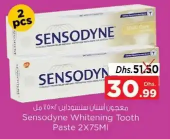 Nesto Sensodyne Whitening Tooth Paste 2x75MI offer