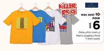 Nesto Men's Graphics Print T-shirt asstd. offer