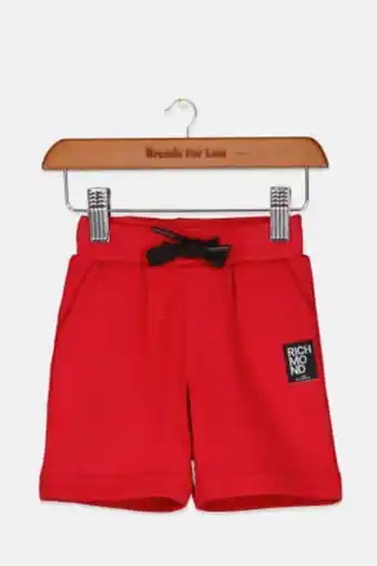 Brands For Less Toddlers boy drawstring fleece shorts, red offer