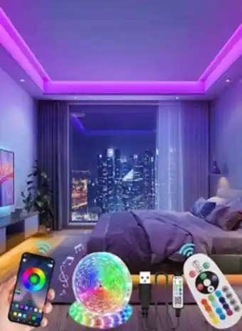 Noon Led strip lights 5 meter bluetooth color changing led lights with segmented app control smart led strip color picking, music offer