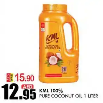 KM Trading KML 100% Pure Coconut Oil 1 Liter offer