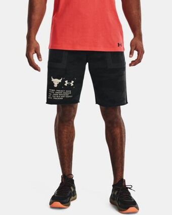 Under Armour Men's project rock heavyweight terry shorts offer