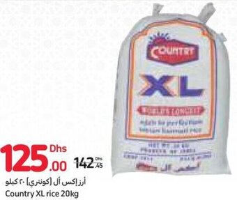 Carrefour Country XL rice 20kg offer