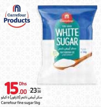 Carrefour Carrefour fine sugar 5kg offer