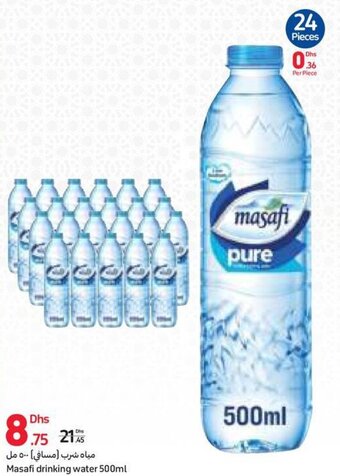 Carrefour Masafi drinking water 500ml offer