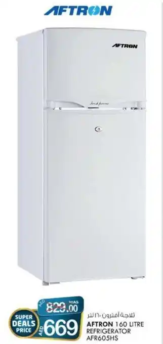 KM Trading Aftron 160 Litre Refrigerator AFR605HS offer