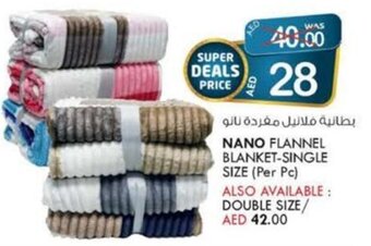KM Trading Nano Flannel Blanket-Single Size (per pc) offer