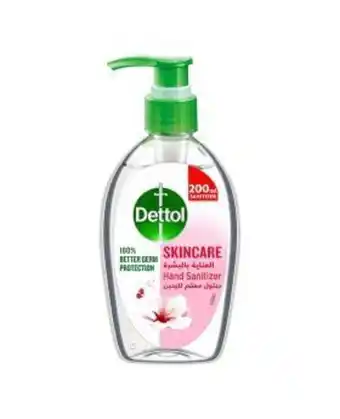 Aster Pharmacy Dettol skincare hand sanitizer gel 200 ml offer