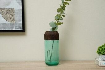 PAN Emirates Pan natura vase teal d14x32cm offer