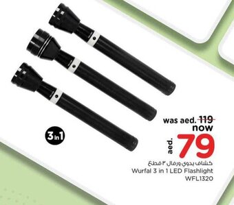 Nesto Wurfal 3 in 1 LED Flashlight WFL1320 offer