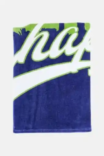 Brands For Less Palm printed beach towel 168 l x 89 w cm, navy and green offer