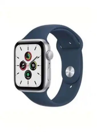Noon Watch se gps 44mm silver aluminium case with sport band regular abyss blue offer