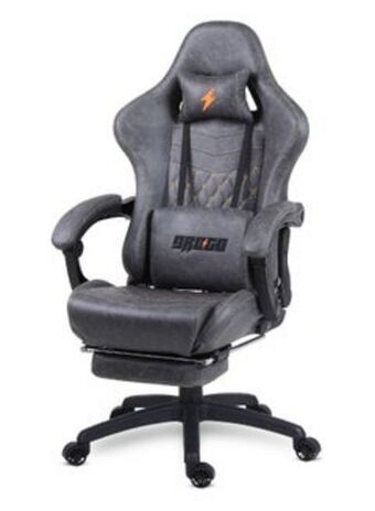 Noon Drogo ergonomic gaming chair with 7 way adjustable seat pu leather material desk chair head & usb massager lumbar pillow vide offer