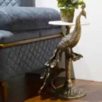 Royal Furniture Peacock antique style end table offer