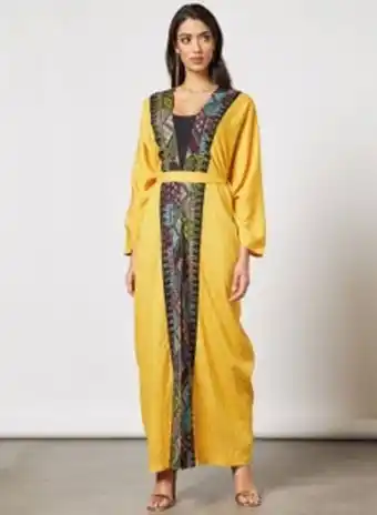Noon Butterfly bisht palestinian embroidery with belt offer