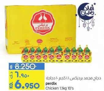 Lulu Hypermarket Perdix Chicken 1.1kg 10's offer