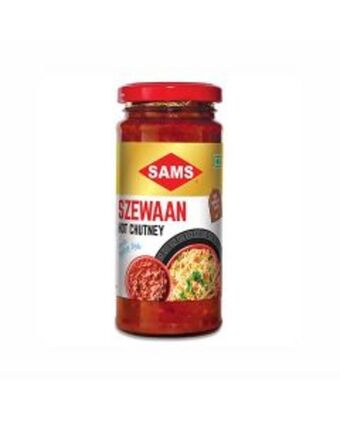 Sams schezwan hot chutney - 250 gm
