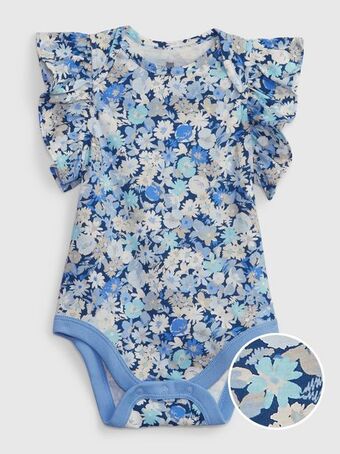 GAP Baby 100% organic cotton mix and match flutter sleeve bodysuit offer