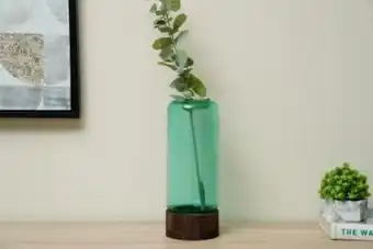 PAN Emirates Pan natura vase teal d15x37cm offer