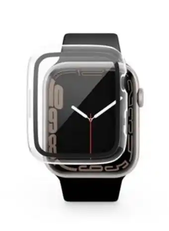 Noon Protective case cover with tempered glass screen protector for 40mm apple watch series 4/5/6/se clear offer