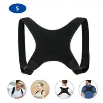 Noon Posture corrector women men adjustable shoulder brace back support strap belt offer