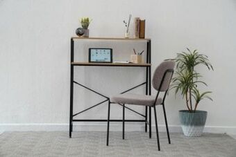 Pan weltech writing desk with shelf -natura