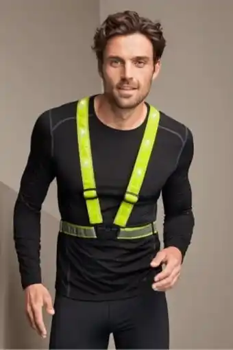 Brands For Less Led belt vest reflective, yellow green offer