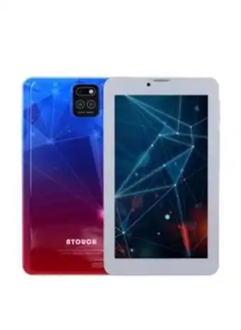 Noon 7-inch dual sim 3gb ram 32gb storage wireless and bluetooth 4g android 6.1 smart tablet with power bank (purple) offer