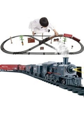 Noon Electric track train with lights and sound set for kids offer
