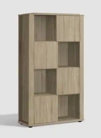 Noon Modern ideal design monic series shelf rack for the perfect stylish home living room sonoma oak 955 x 390 x 1705mm offer