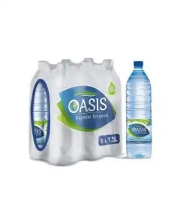 Al Adil Oasis water 1.5 ltr x 6 offer
