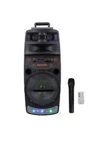 Noon Portable&rechargeble professional speaker/usb/fm/bt/mic knms5192 black offer