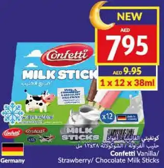 Viva Confetti Vanilla/Strawberry/Chocolate Milk Sticks offer