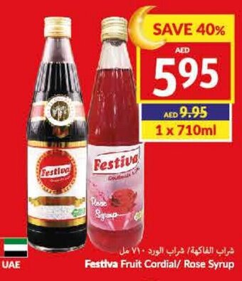 Viva Festiva Fruit Cordial/Rose Syrup offer