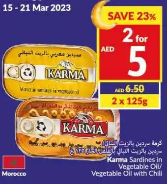 Viva Karma Sardines in Vegetable Oil/Vegeable Oil with Chili offer