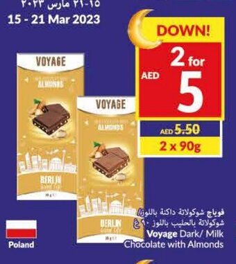 Viva Voyage Dark/Milk Chocolate with Almonds offer