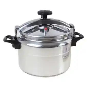 Lulu Hypermarket Chefline aluminium pressure cooker c28 12ltr offer