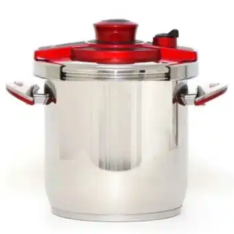 Lulu Hypermarket Vivaldi steel pressure cooker 8ltr offer