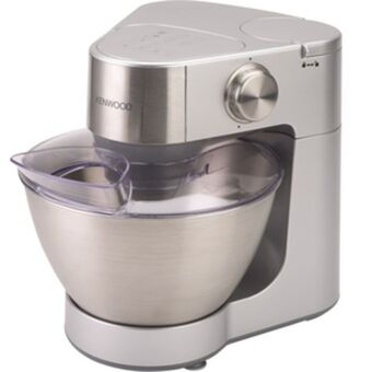 Lulu Hypermarket Kenwood stand mixer kitchen machine prospero 900w with 4.3l stainless steel bowl, k-beater, whisk, dough hook, blender, meat offer