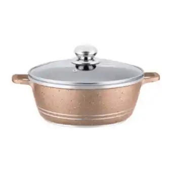 Lulu Hypermarket Chefline die cast cooking pot 40cm assorted offer
