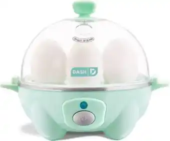 Lulu Hypermarket Dash rapid egg cooker: 6 egg capacity electric egg cooker for hard boiled eggs, poached eggs, scrambled eggs, or omelets with offer